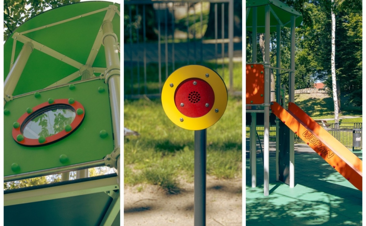 Plac zabaw w Parku Zamkowym zyskał nowe elementy - Serwis informacyjny z Raciborza - naszraciborz.pl
