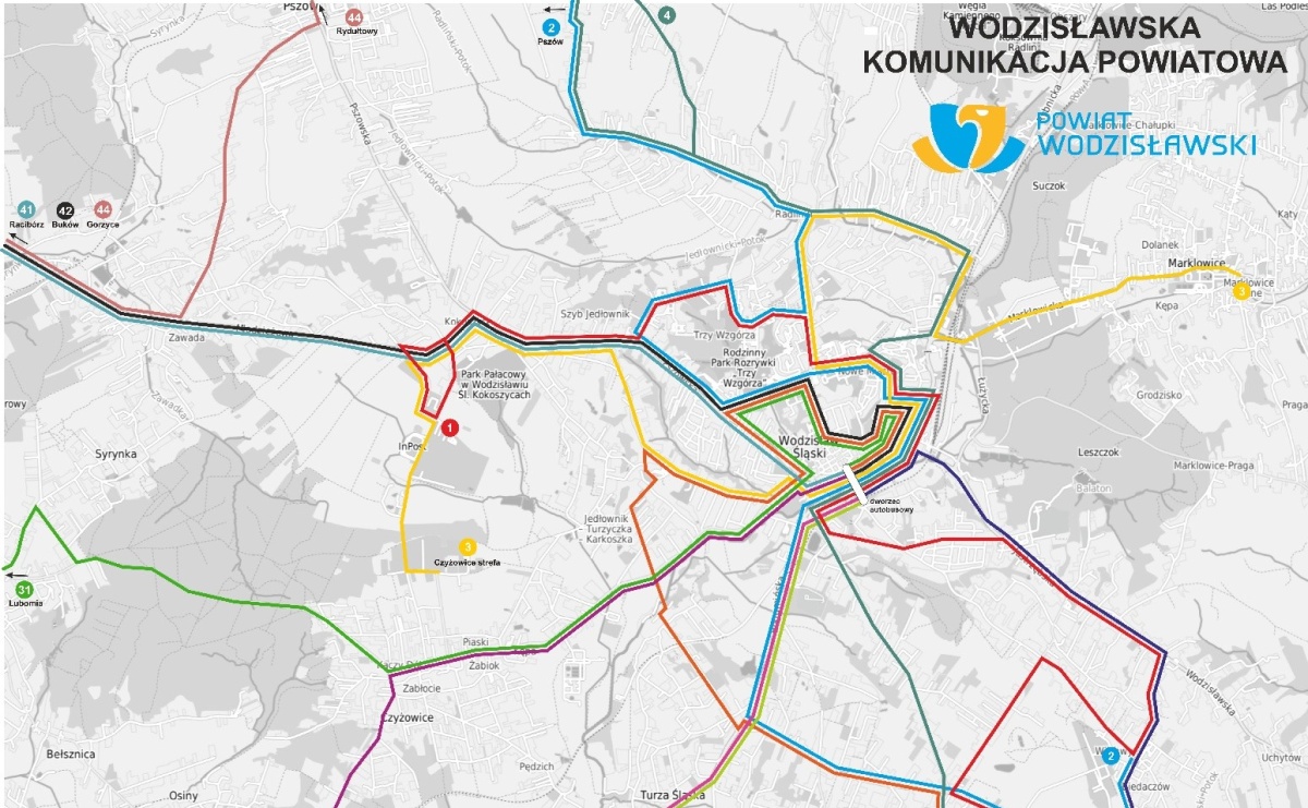 Wyraź opinię w sprawie nowej siatki połączeń autobusowych w Wodzisławiu Śląskim - Serwis informacyjny z Raciborza - naszraciborz.pl