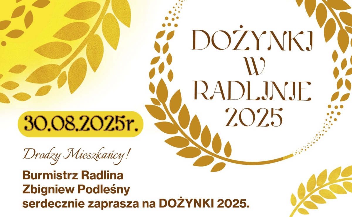 Dożynki w Radlinie 2025 – święto plonów i wspólnej zabawy - Serwis informacyjny z Raciborza - naszraciborz.pl