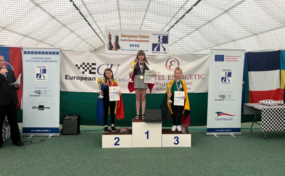 Zawodniczka UKS Baszta Wodzisław Śląski mistrzynią Unii Europejskiej w szachach klasycznych - Serwis informacyjny z Raciborza - naszraciborz.pl