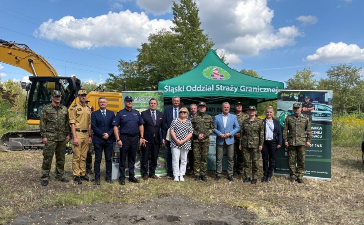 Uroczyste rozpoczęcie budowy siedziby Placówki SG w Sosnowcu - Serwis informacyjny z Raciborza - naszraciborz.pl