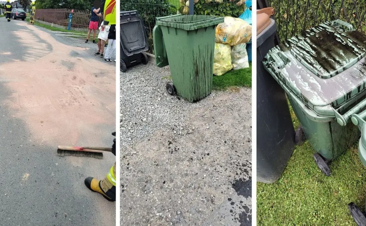 Nigdy tak nie rób! Niebezpieczny incydent przy odbieraniu odpadów - Serwis informacyjny z Raciborza - naszraciborz.pl