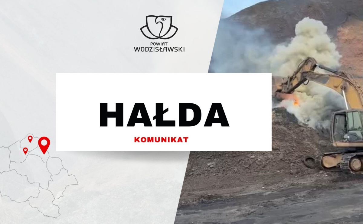 Zapożarowanie hałdy w Radlinie. Komunikat starostwa - Serwis informacyjny z Raciborza - naszraciborz.pl