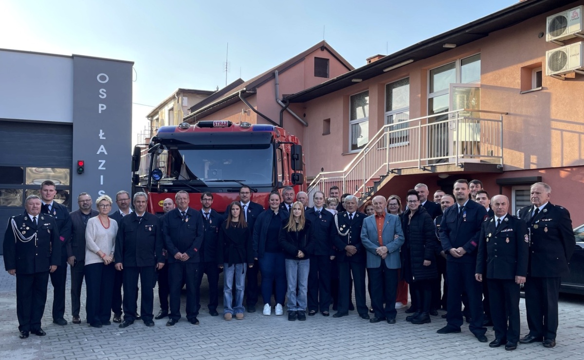 Strażacka współpraca bez granic. Wizyta druhów z Freiwillige Feuerwehr Schwanheim w Łaziskach - Serwis informacyjny z Raciborza - naszraciborz.pl