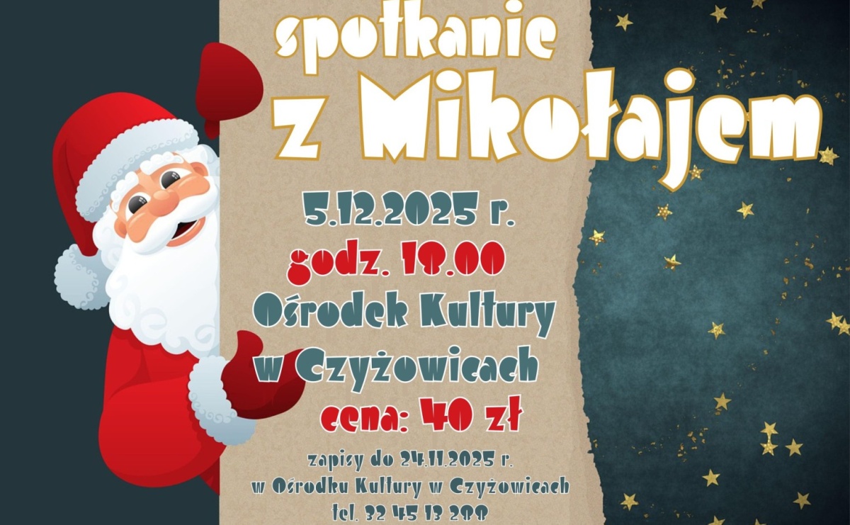 Święty Mikołaj odwiedzi Czyżowice i Gorzyce – magiczne spotkania dla najmłodszych - Serwis informacyjny z Raciborza - naszraciborz.pl