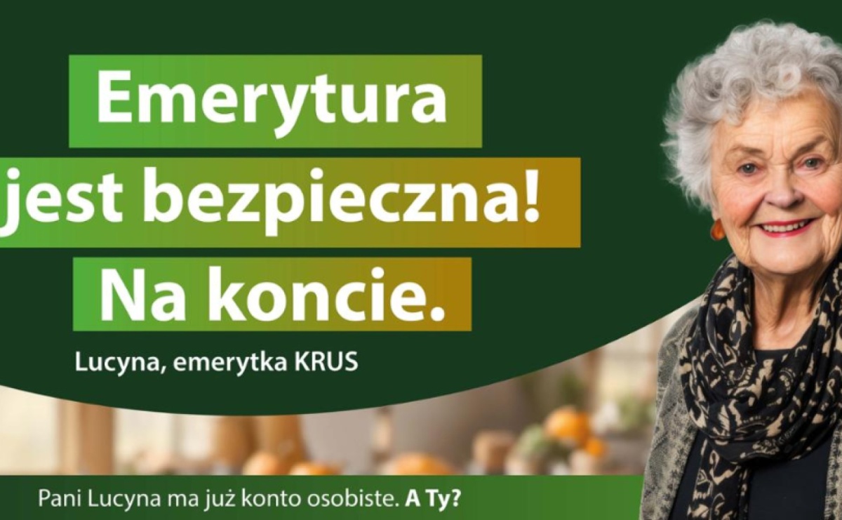 Emerytura bezpieczna na koncie. Nowa kampania informacyjna KRUS - Serwis informacyjny z Raciborza - naszraciborz.pl