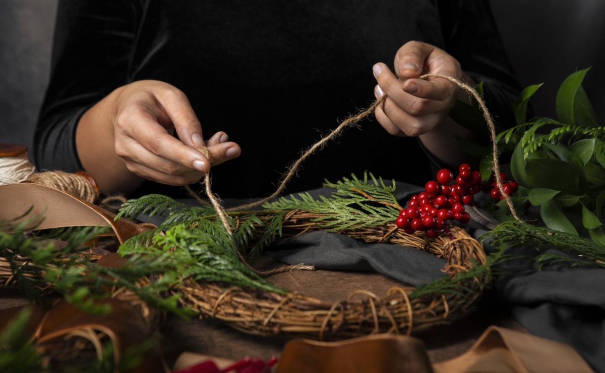 Zrób swój wianek na Święta! Bezpłatne warsztaty w Radlinie II - Serwis informacyjny z Raciborza - naszraciborz.pl