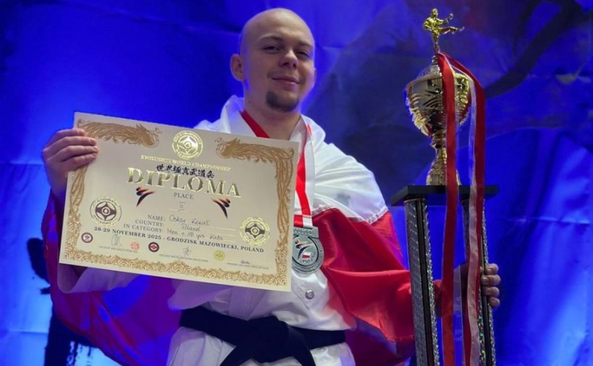 Wodzisławski profilaktyk wicemistrzem świata w karate kyokushin - Serwis informacyjny z Raciborza - naszraciborz.pl