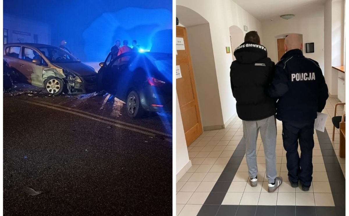 Spowodował kolizję posiadając zakaz prowadzenia pojazdów. Jest już za kratami! - Serwis informacyjny z Raciborza - naszraciborz.pl