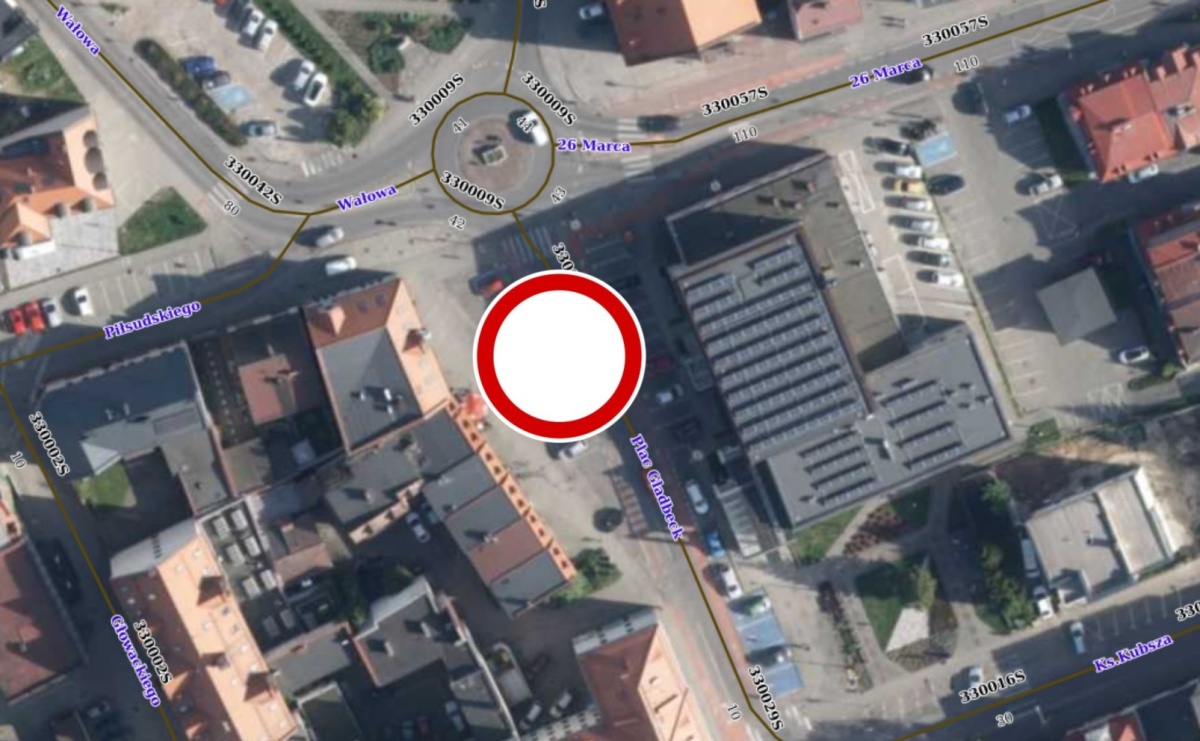 Czasowe zamknięcie Placu Gladbeck - Serwis informacyjny z Raciborza - naszraciborz.pl