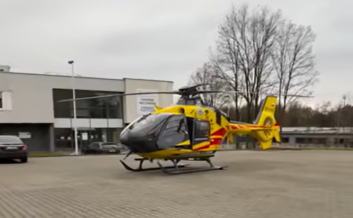 Gotowość bez przerwy. Osiemnastomiesięczne dziecko wymagało pomocy. Interweniował śmigłowiec LPR - Serwis informacyjny z Raciborza - naszraciborz.pl