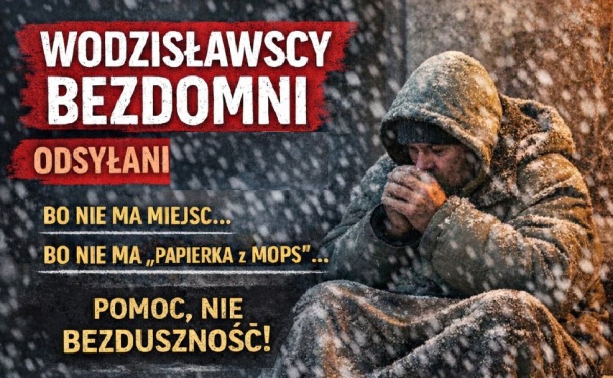 Papier ważniejszy niż życie? Bezdomni odsyłani z ogrzewalni - Serwis informacyjny z Raciborza - naszraciborz.pl