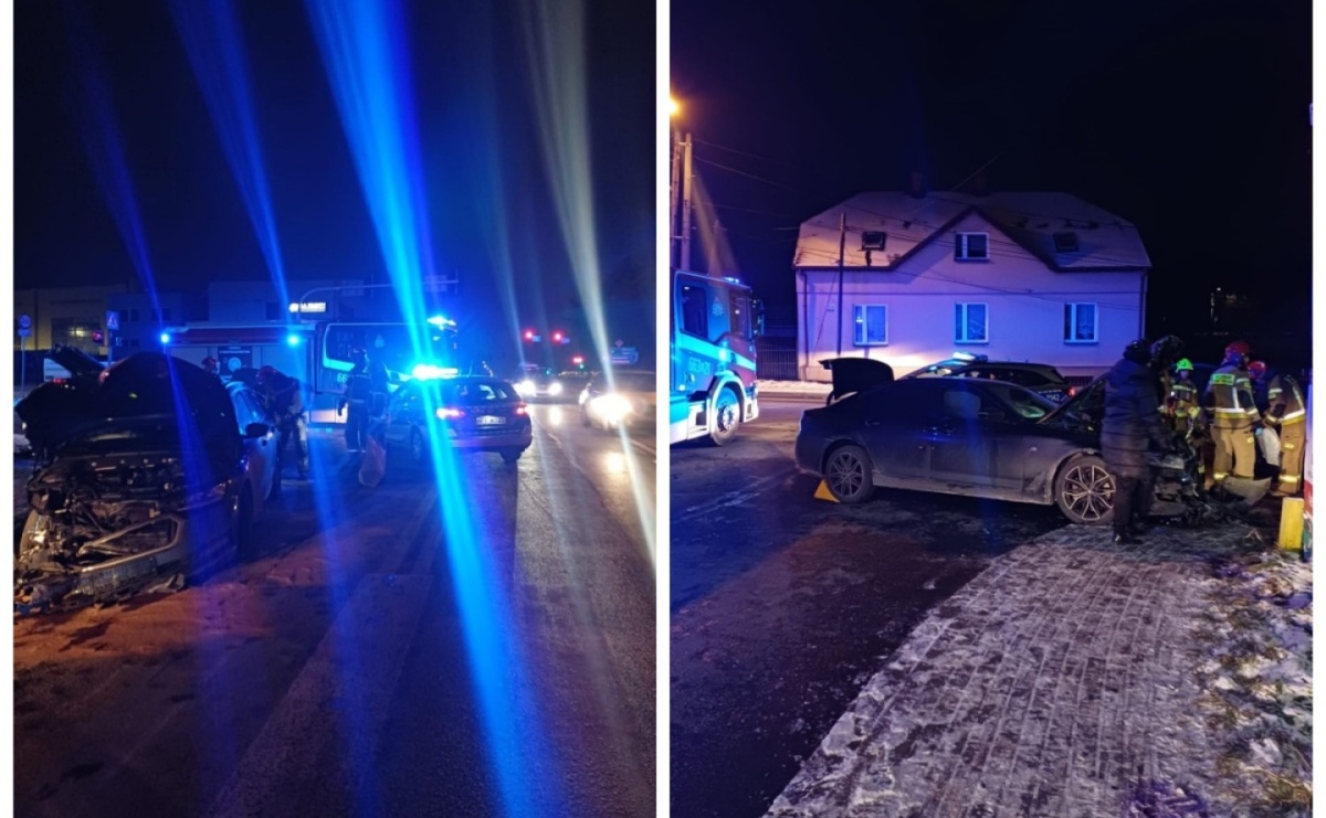 Radlin: Zderzenie dwóch samochodów na skrzyżowaniu ulic Rybnickiej i Mariackiej - Serwis informacyjny z Raciborza - naszraciborz.pl