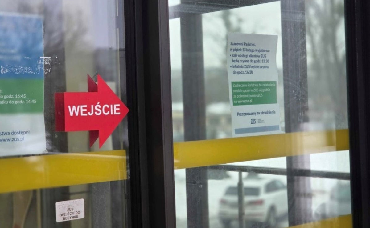 Zmiana godzin obsługi klientów w ZUS w piątek 13 lutego - Serwis informacyjny z Raciborza - naszraciborz.pl