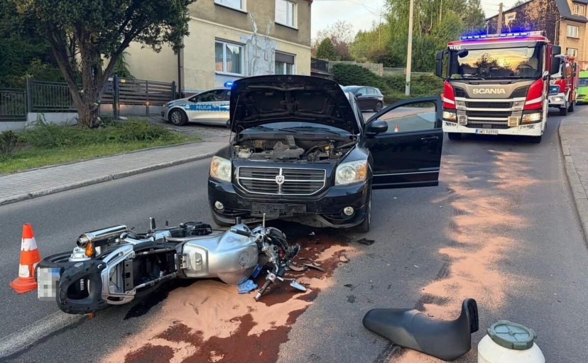 Nieustąpienie pierwszeństwa przyczyną zdarzenia na ul. Skwary w Pszowie. Policja ostrzega: chwila nieuwagi może kosztować życie - Serwis informacyjny z Wodzisławia - naszwodzislaw.com