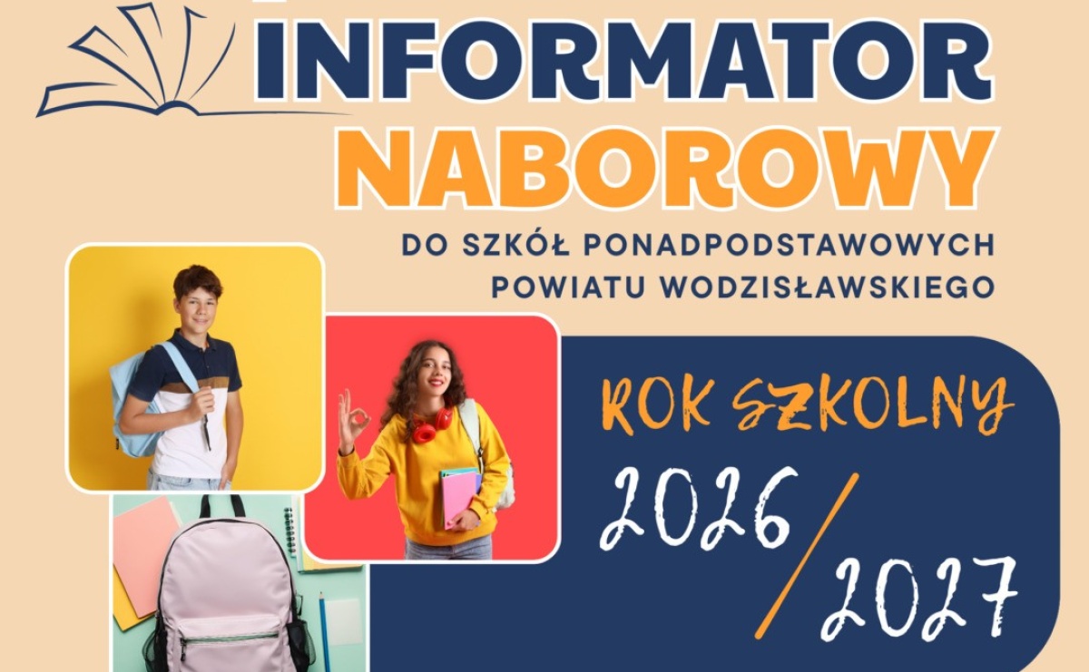 Wybór szkoły bez stresu. Powiat Wodzisławski publikuje Informator Naborowy 2026/2027 - Serwis informacyjny z Wodzisławia - naszwodzislaw.com