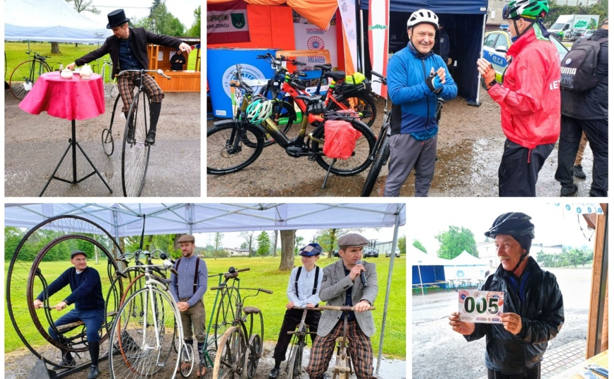 Mokra, chłodna, ale wyjątkowa. Festiwal Żelaznego Szlaku Rowerowego przyciągnął tłumy - Serwis informacyjny z Raciborza - naszraciborz.pl
