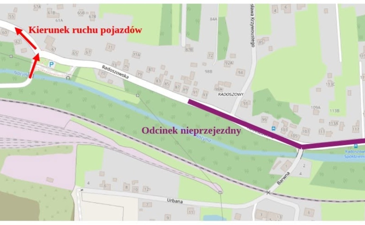 Rydułtowy: Utrudnienia na ul. Radoszowskiej. Przez ponad dwa tygodnie zmieni się organizacja ruchu - Serwis informacyjny z Raciborza - naszraciborz.pl