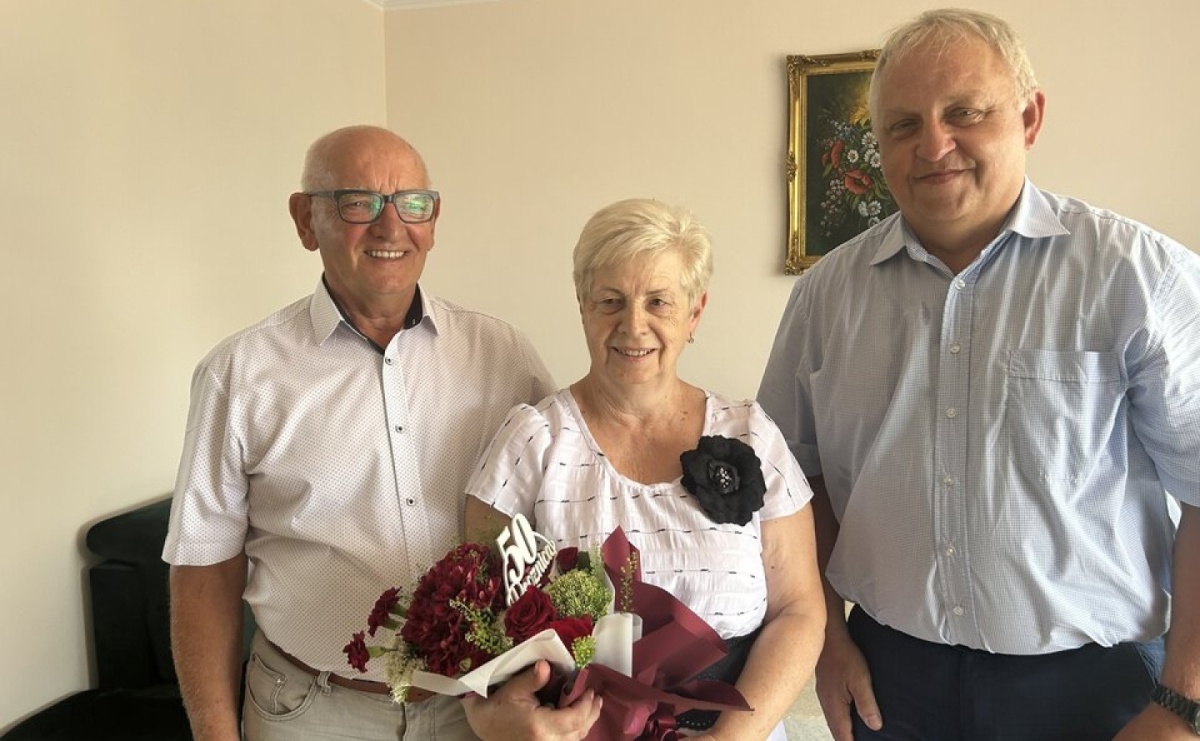 50 lat razem. Złote Gody Państwa Bernadety i Tomasza Glenców - Serwis informacyjny z Raciborza - naszraciborz.pl