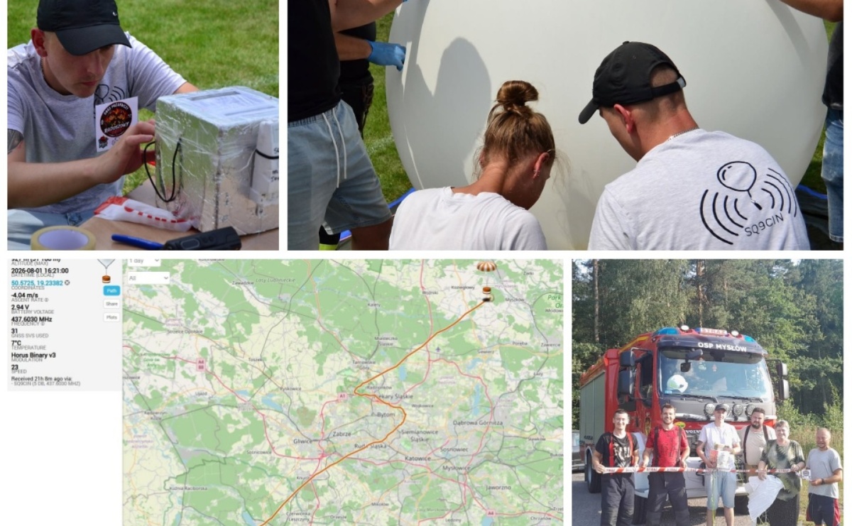 Wystartował z Rydułtów, dotarł niemal do granicy kosmosu. Balon stratosferyczny pobił założenia [WIDEO] - Serwis informacyjny z Raciborza - naszraciborz.pl