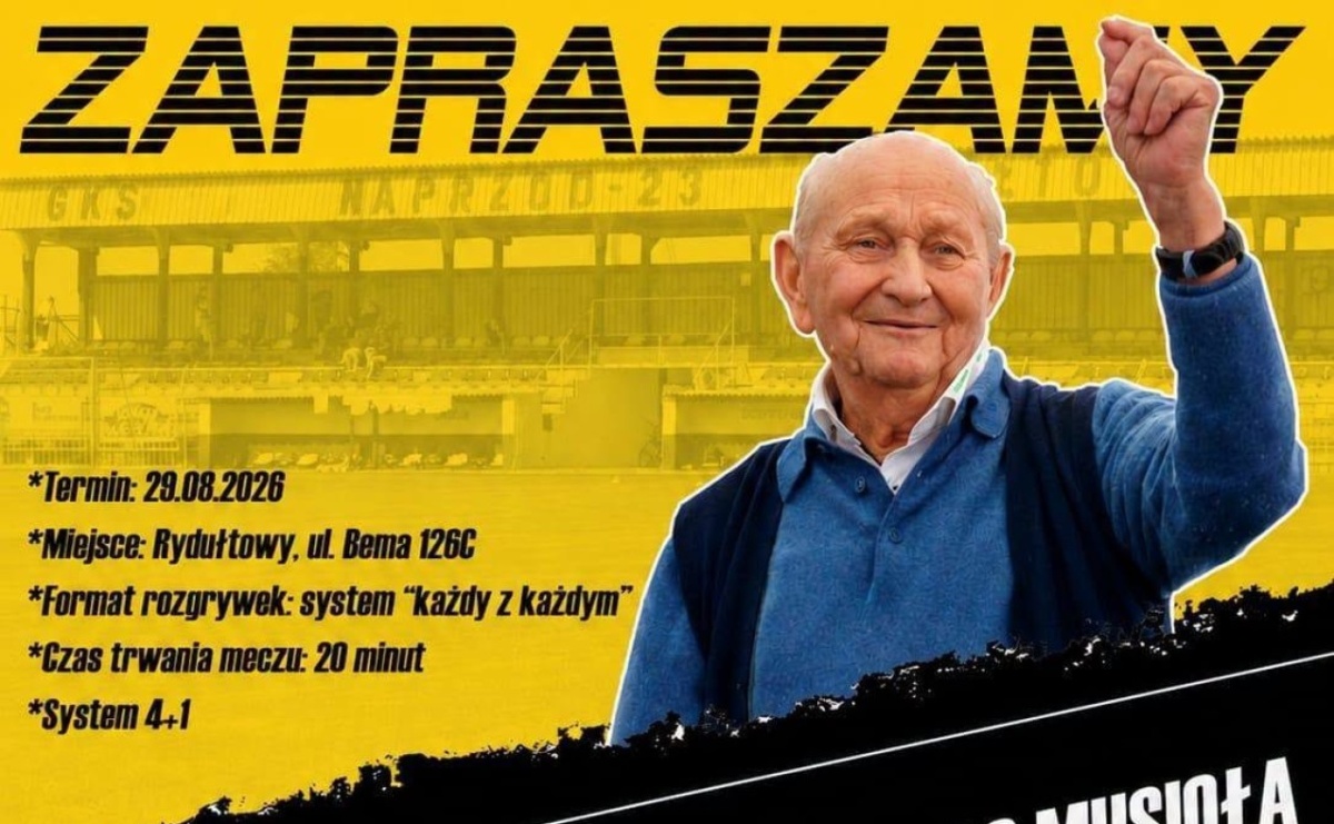 Piłkarskie święto w Rydułtowach. Najmłodsi zagrają o Puchar im. Alojzego Musioła - Serwis informacyjny z Raciborza - naszraciborz.pl